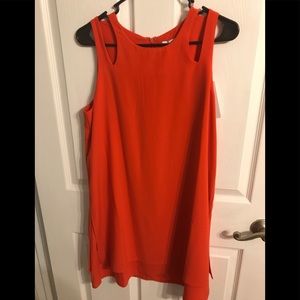 NWT Sleeveless Carolina Bell Orange Dress
